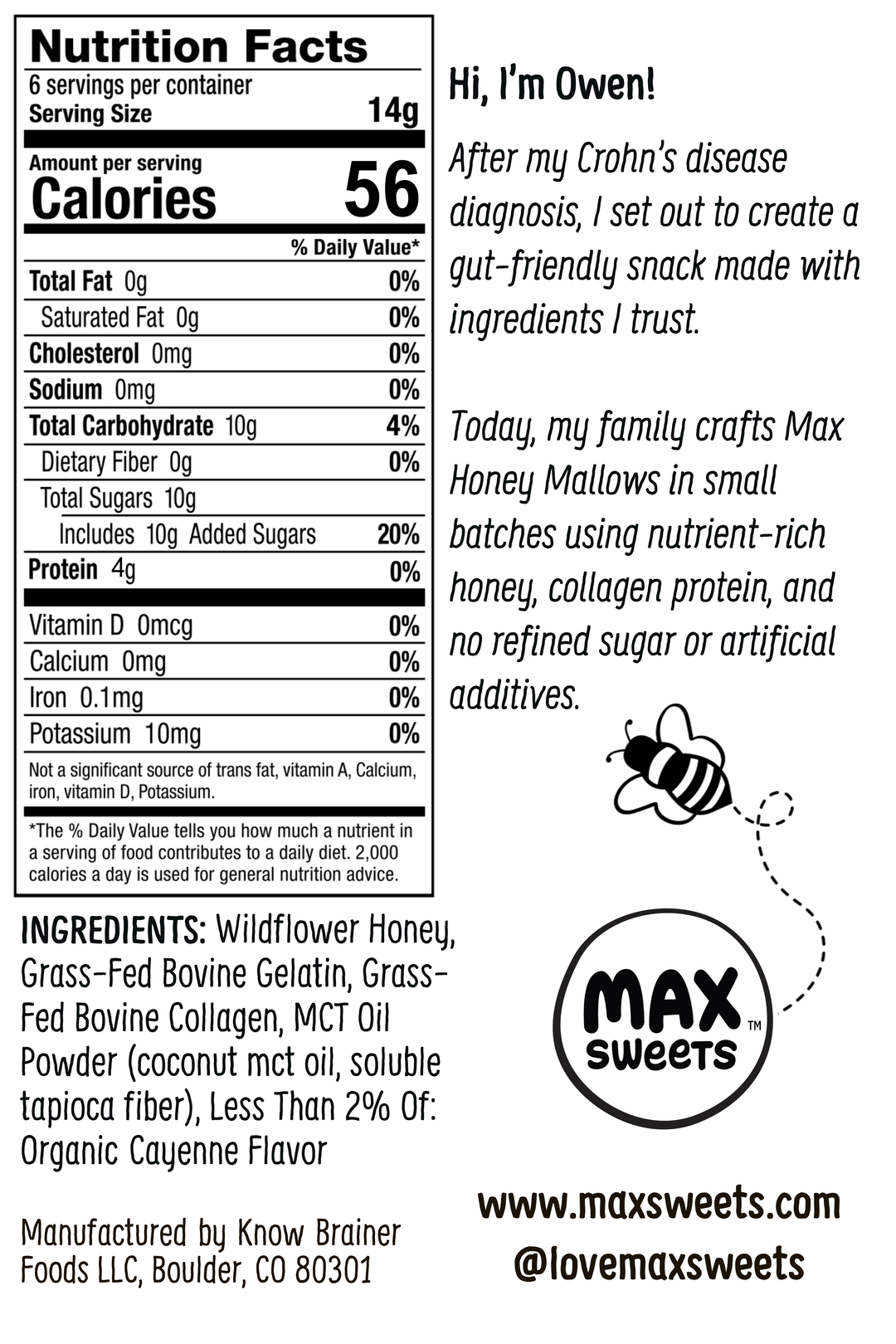 Freeze Dried Hot Honey Mini Honey Marshmallows